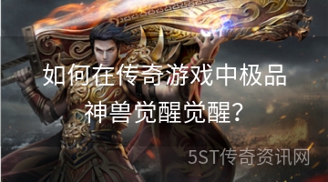 如何在传奇游戏中极品神兽觉醒觉醒？